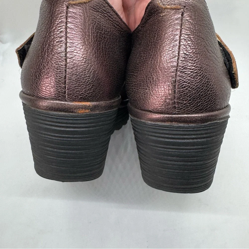 Fly London Metallic Mary Janes Sz 7.5 - Picture 11 of 13